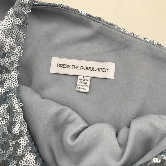 DRESS THE POPULATION Bella Dress - Picture 5 of 8